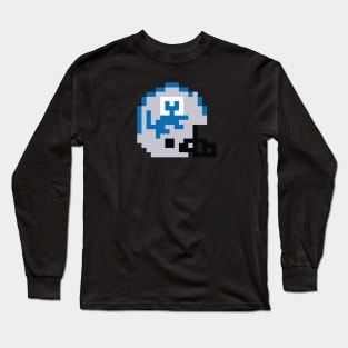 8 Bit Detroit Lions Helmet Long Sleeve T-Shirt